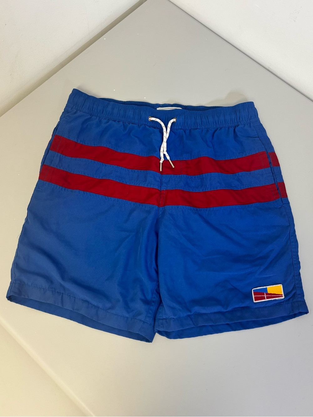 Five Four Men's Swim Trunks 'Blue/Red' - Size 32 Waist